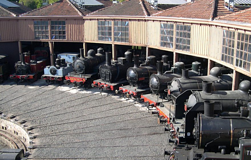 AJECTA, the Living Railway Museum, close to Provins