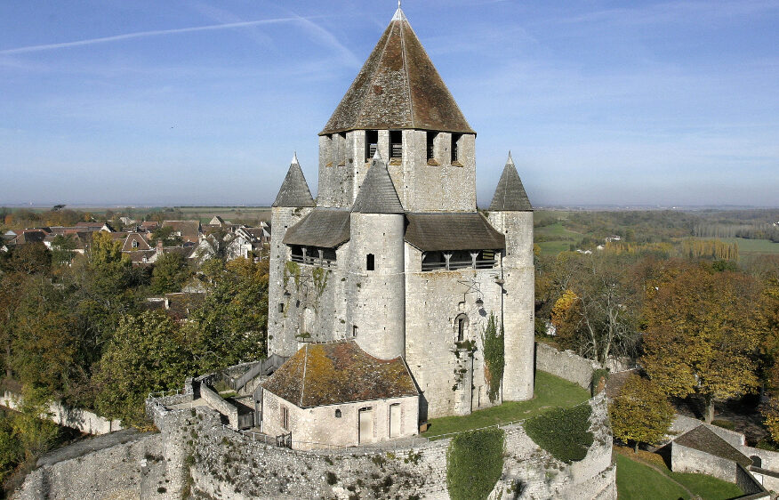 The Cesar Tower, historical monument of the medieval town of Provins