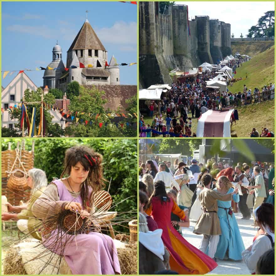 Photos for press of the Medieval Festival of Provins