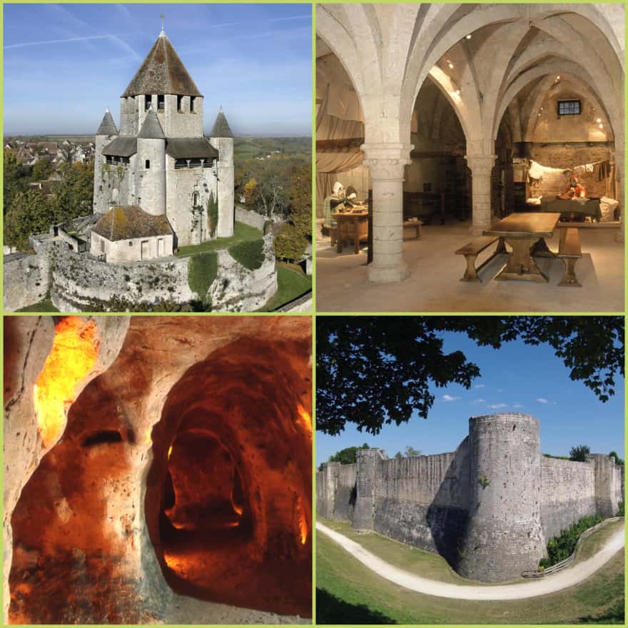 Photos of the historical monuments of Provins for the press