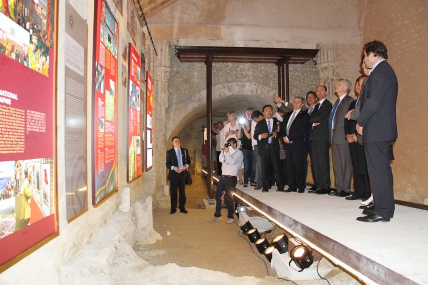 Inauguration de l'espace Pingyao au Prieuré Saint-Ayoul de Provins