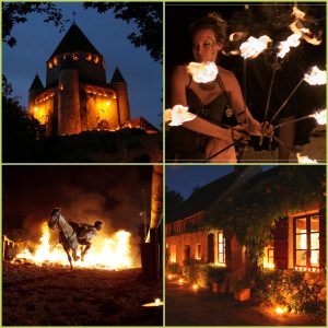 Photos for press of the event Provins by Candlelight