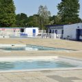 Municipal swimming pool of Bray-sur-Seine, close to Provins