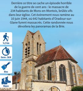 Le 11 x 20 + 14, hiking circuit in the Bassée-Montois, region of Provins