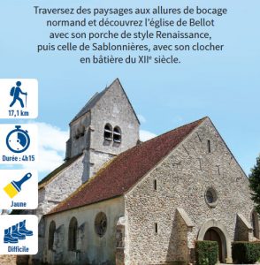 Église au fond d’un hameau, randonnée pédestre dans les Vallées des 2 Morin, région de Provins Église au fond d’un hameau, randonnée pédestre dans les Vallées des 2 Morin, région de Provins