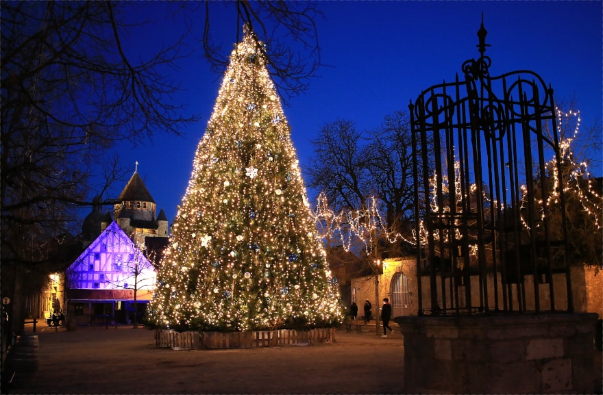 Ambiances et illuminations de Noël à Provins
