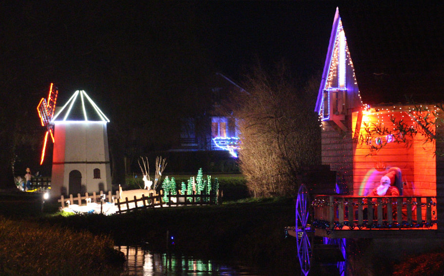 Christmas festivities in the village of Vimpelles, near Provins