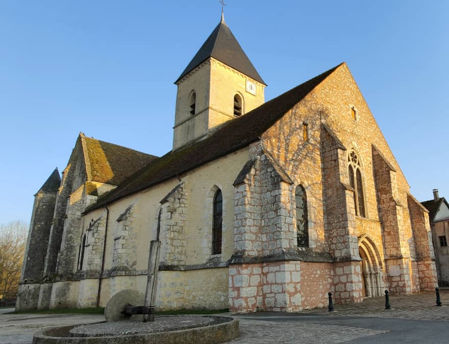 L'église Saint-Denis de Beton-Bazoches, proche de Provins