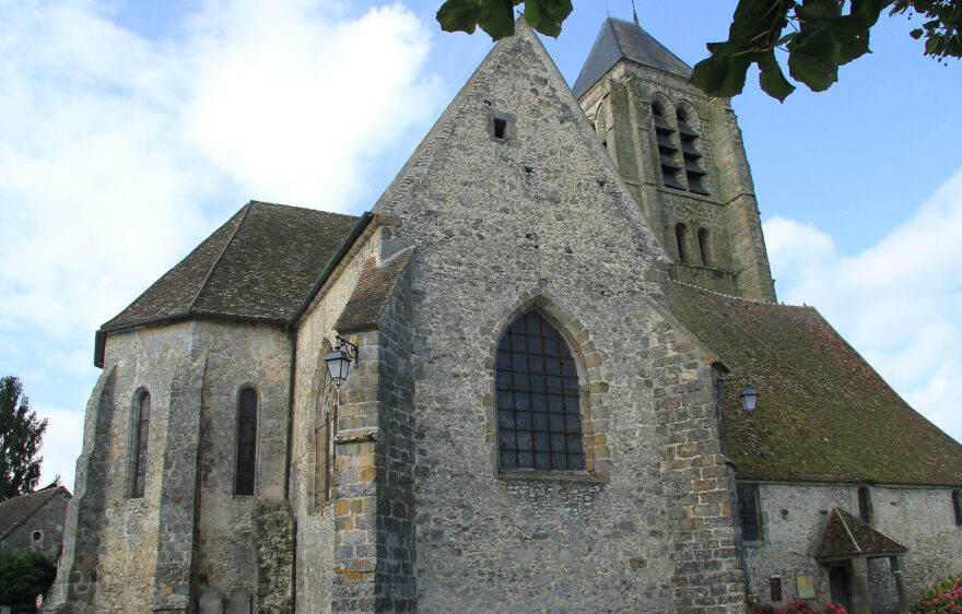 Eglise Saint-Martin de Sourdun, dans le Provinois, région de Provins