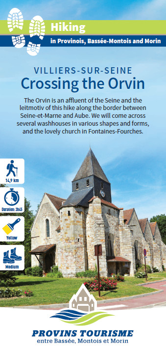 Crossing the Orvin, hiking in the Bassée-Montois, Provins region