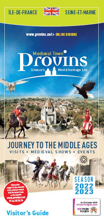 Brochure Guide du Visiteur de Provins en Anglais
