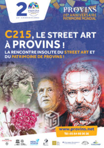 C215, le street art à Provins - Brochure du parcours