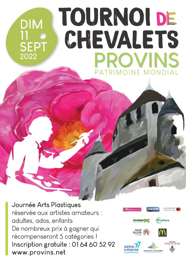 Le Tournoi de Chevalets de Provins, concours d'arts plastiques