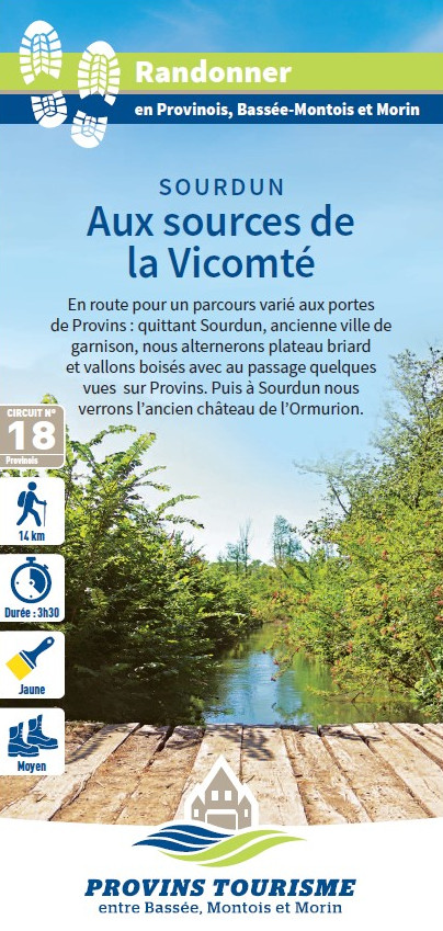 Aux sources de la Vicomté, randonnée pédestre dans le Provinois, région de Provins