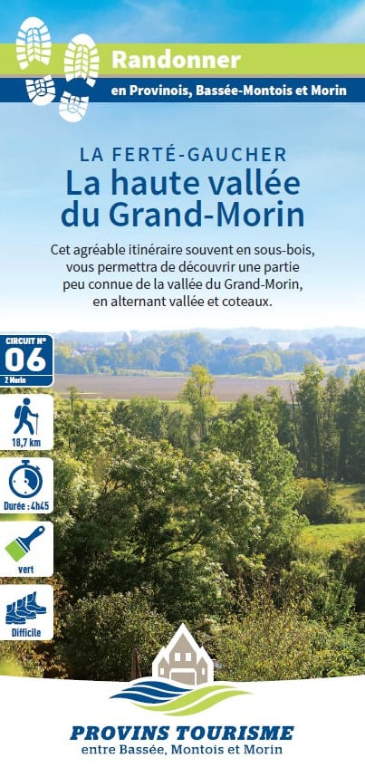 La haute vallée du Grand-Morin, randonnée pédestre dans les Vallées des 2 Morin, région de Provins