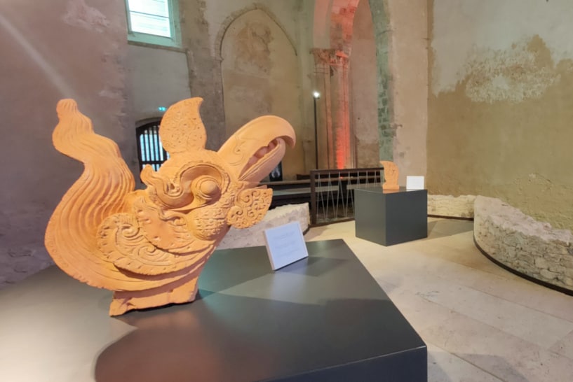 Inauguration of the space and exhibition of the imperial citadel Thang Long of Hanoi in Vietnam, in the Saint-Ayoul Priory of Provins