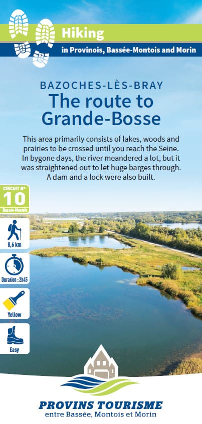 The route to Grande-Bosse, hiking in the Bassée-Montois, Provins region