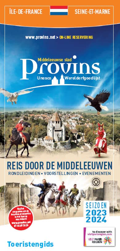 Brochure Visitor's Guide of Provins in Dutch