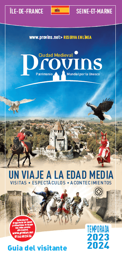 Brochure Visitor's Guide of Provins in Spanish