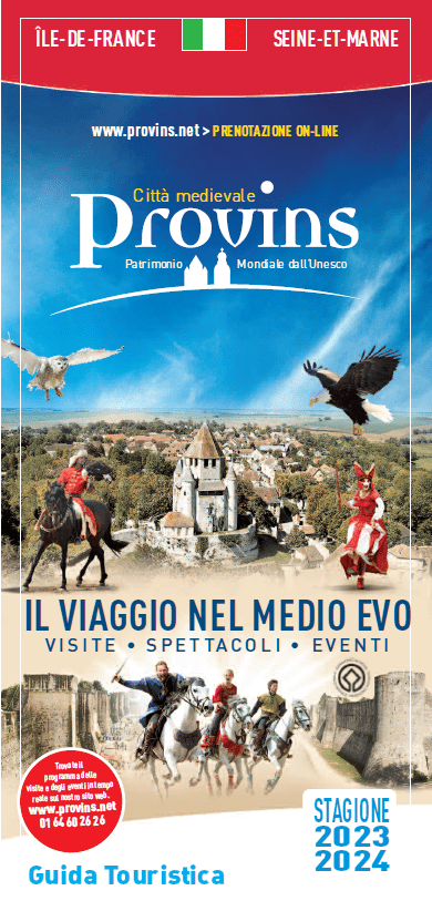 Brochure Visitor's Guide of Provins in Italian