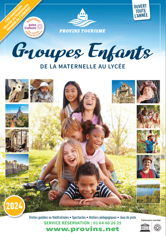 Groupes enfants 2024, scolaires et centres de loisirs, à Provins, dans le Provinois et le Bassée-Montois