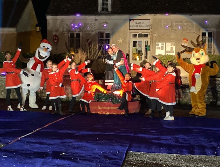 Festilight, festivités de Noël à Chenoise-Cucharmoy, proche de Provins