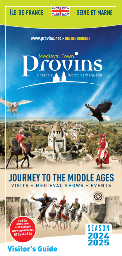 Brochure Guide du Visiteur de Provins en Anglais
