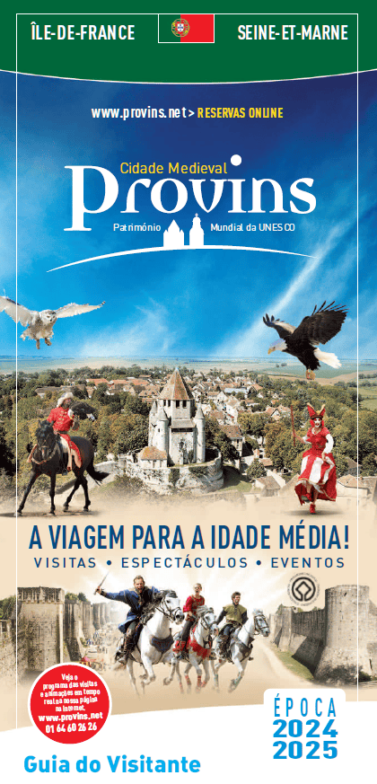 Brochure Visitor's Guide of Provins in Portuguese