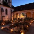 Donnemarie by Candlelight, one evening in August: illuminate the cloister and medieval garden by candlelight, close to Provins