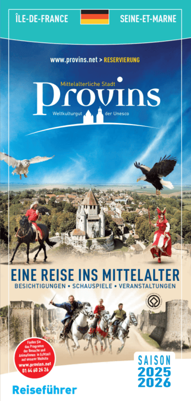 Brochure Visitor's Guide of Provins in German
