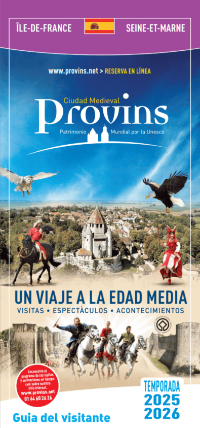 Brochure Visitor's Guide of Provins in Spanish
