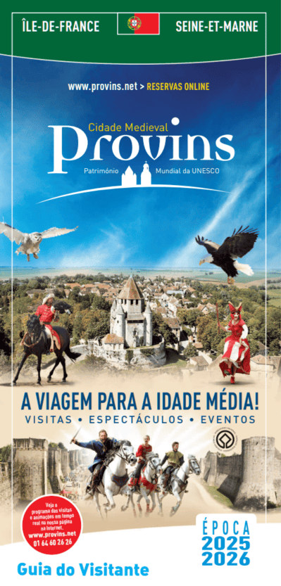 Brochure Guide du Visiteur de Provins en Portugais